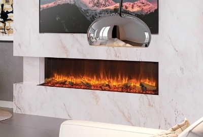 Create a Media Wall with an Electric Fire