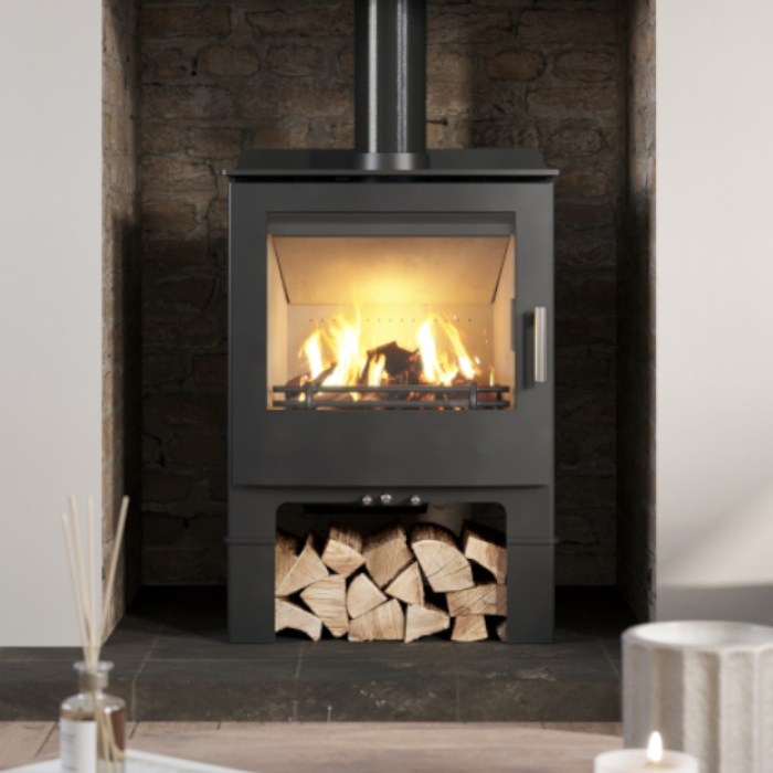 Mendip Woodland Logstore SE Multi-Fuel / Woodburning Stove | Stoves Are Us