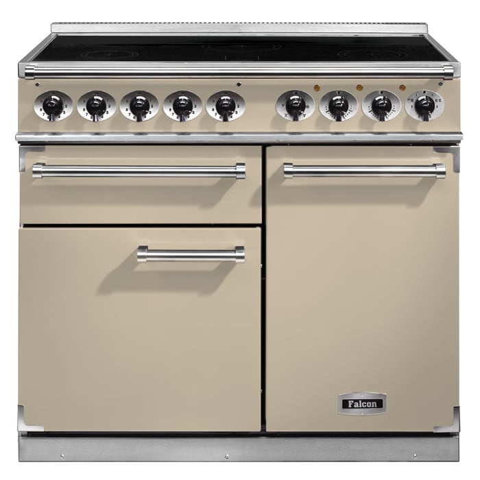 Falcon 1000 Deluxe Induction Electric Range Cooker - Cream