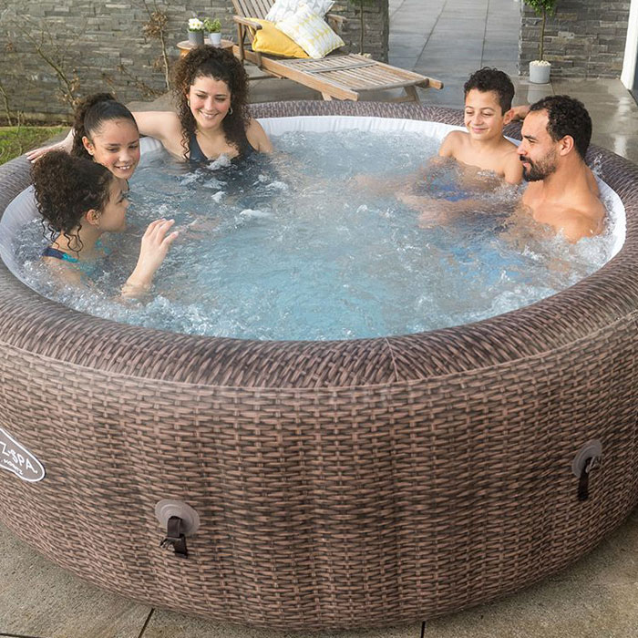 Lay-Z-Spa St Moritz AirJet 7 Seater Hot Tub | Stoves Are Us