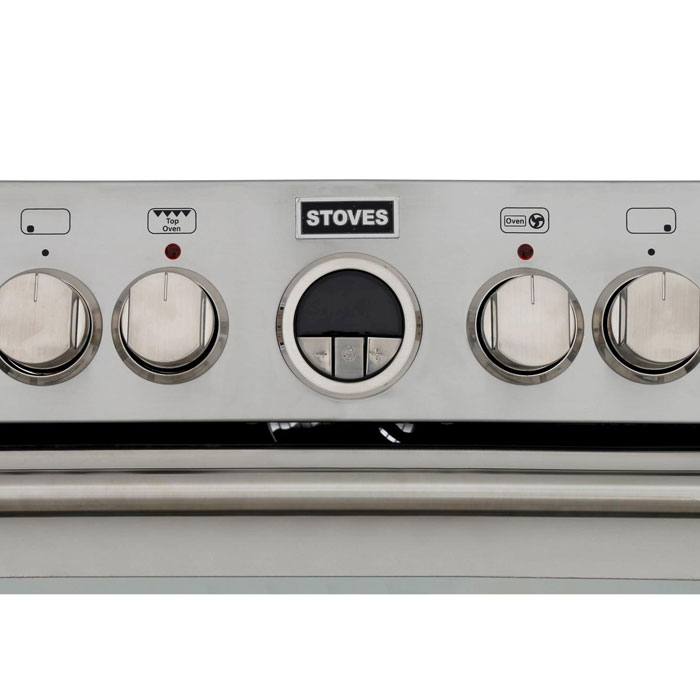 Stoves Sterling 600E 60cm Ceramic Cooker Stainless Steel Stoves