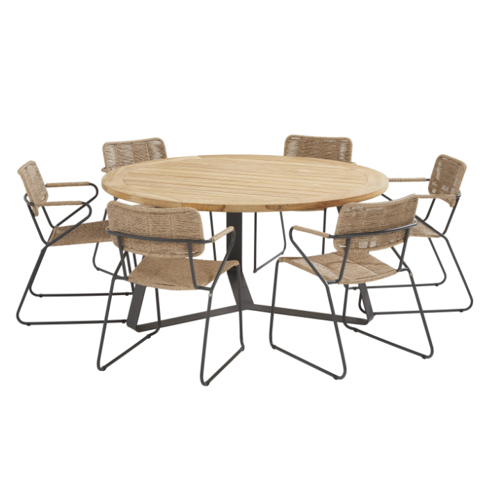 4 Seasons Outdoor Swing 6 Seat Dining Set Stoves Are Us