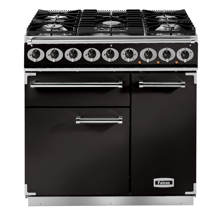 Falcon 900 Deluxe Dual Fuel Range Cooker - Black