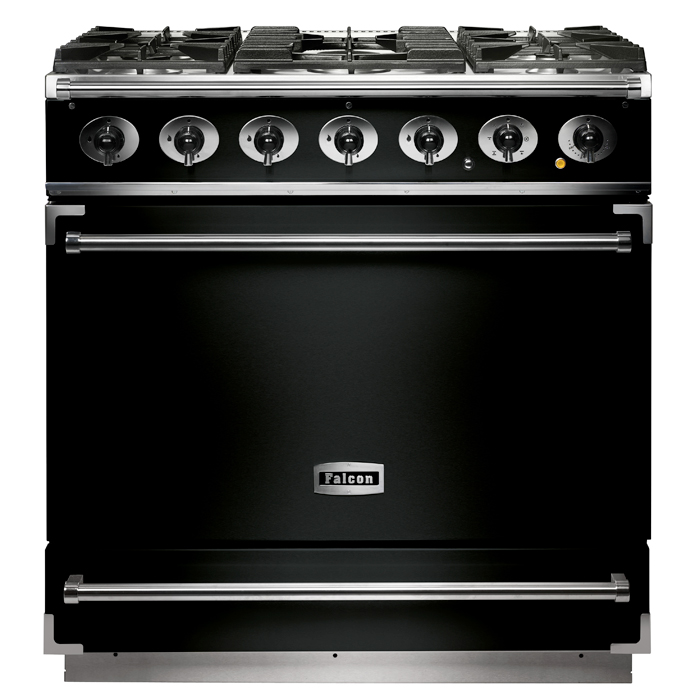 Falcon 900s Single Cavity Dual Fuel Range Cooker - Black