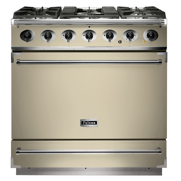 Falcon 900s Single Cavity Dual Fuel Range Cooker - Cream