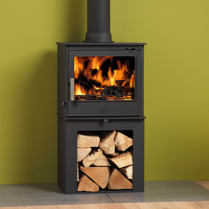 ACR Malvern SE Log Store Multifuel / Woodburning Stove | Stoves Are Us