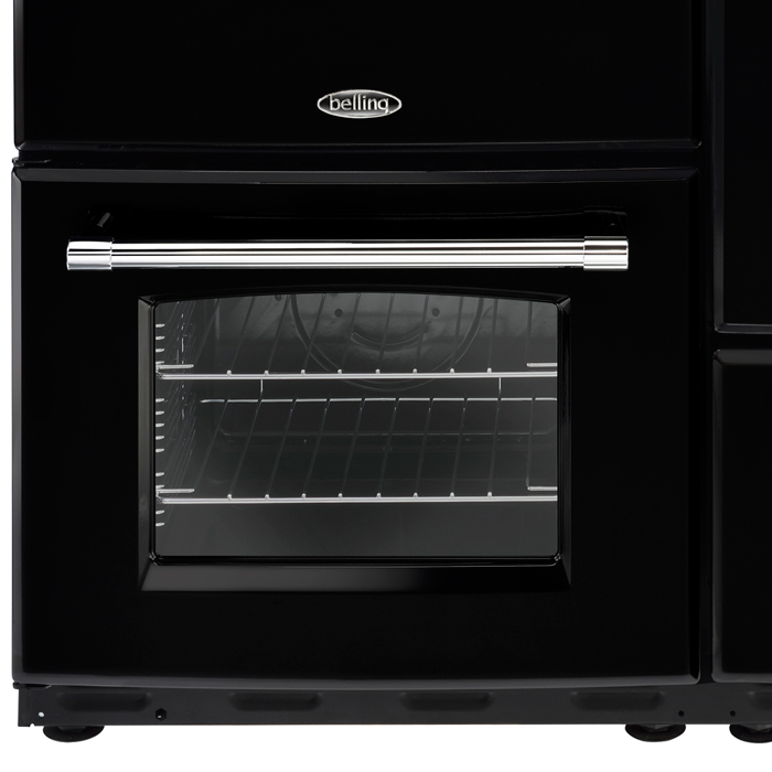 Belling Farmhouse 110E Black 110cm Ceramic Range Cooker Stoves
