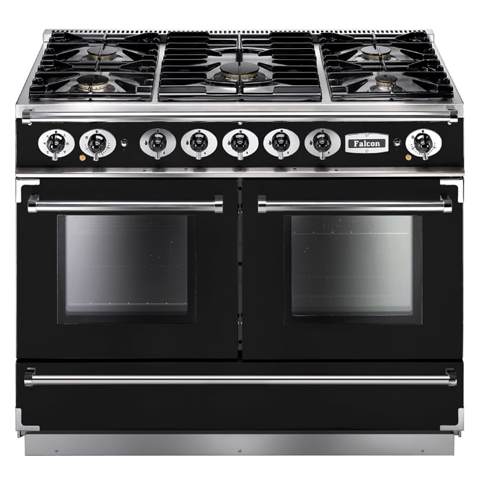 Falcon 1092 Continental Dual Fuel Range Cooker - Black