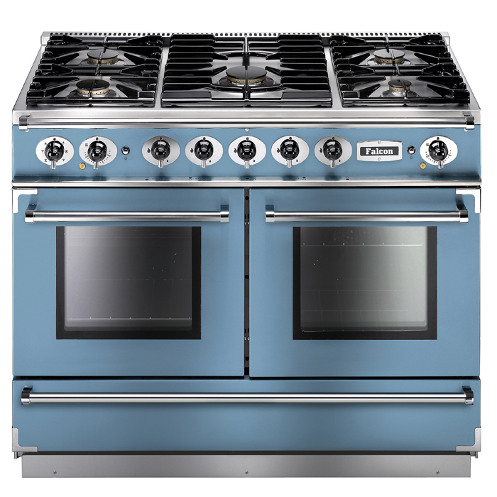 Falcon 1092 Continental Dual Fuel Range Cooker - China Blue