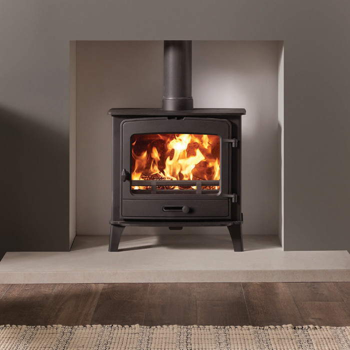 Stovax County 5 Wide Fixed Grate Multi-Fuel Stove | Stoves Are Us