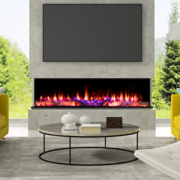 Iconic 2000 1-2-3-Sided Inset Electric Fire