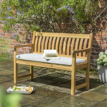 Kettler RHS Chelsea 4ft (120cm) Bench with Cushion