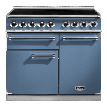 Falcon 1000 Deluxe China Blue Induction Electric Range Cooker