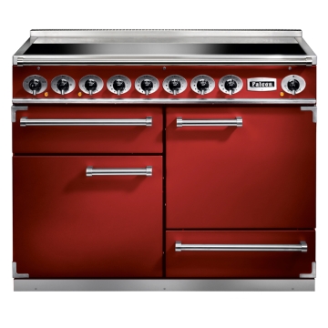 Falcon 1092 Deluxe Cherry Red Induction Electric Range Cooker
