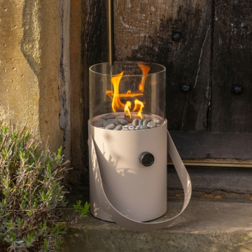 Cosiscoop Gas Fire Lantern, Taupe