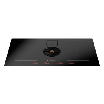 Bertazzoni P804ICH2M37NT 80cm Induction Hob With Integrated Hood, Black