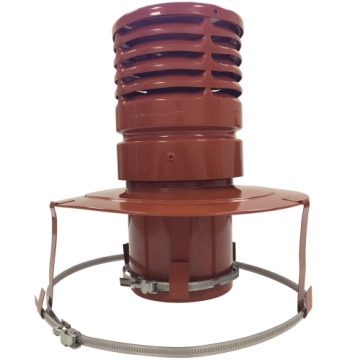 125mm Pot Hanging Cowl For Gas - Terracotta