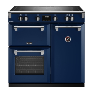 Stoves Richmond Deluxe D900Ei TCH Midnight Blue 90cm Induction Range Cooker, Touch Control