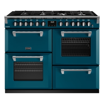 Stoves Richmond Deluxe D1100DF Kingfisher Teal 110cm Dual Fuel Range Cooker