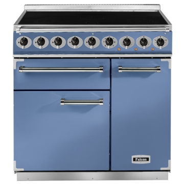 Falcon 900 Deluxe China Blue Induction Electric Range Cooker