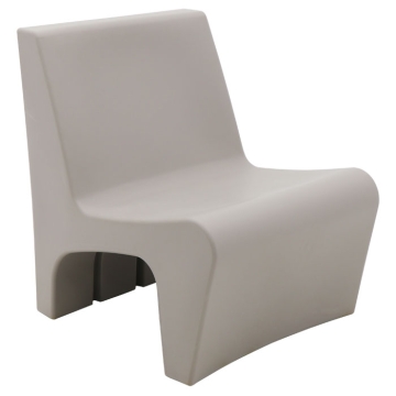 Tramontina Berta Lounge Chair, Concrete
