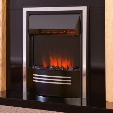 Celsi Accent Infusion Electric Fire Black/Silver