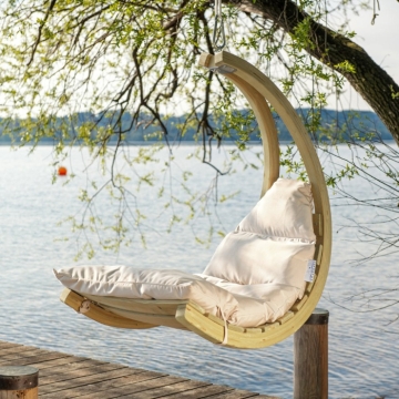 Amazonas Hanging Swing Chair, Creme