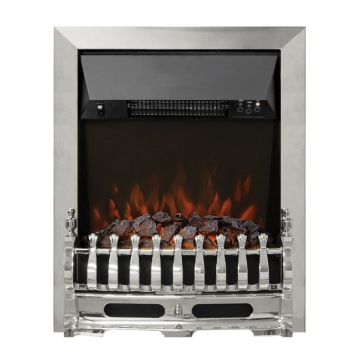 FLARE Bayden Inset Electric Fire, Chrome