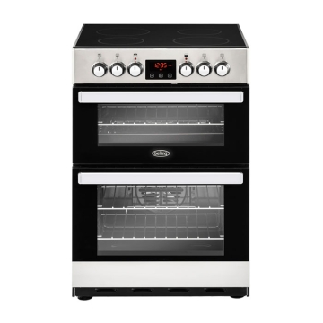 Belling Cookcentre 60E 60cm Ceramic Cooker, Stainless Steel