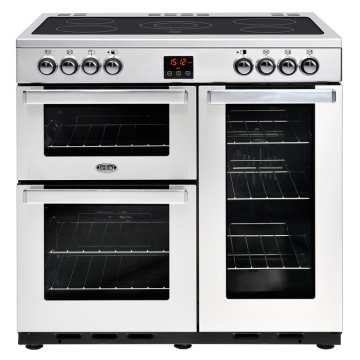 Belling Cookcentre 90E Professional Stainless Steel 90cm Ceramic Range Cooker