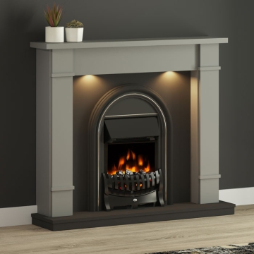 FLARE Broadwell 48" Electric Fireplace Suite