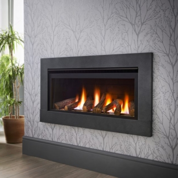 Crystal Fires Boston Wide High Efficiency Hole in the Wall Gas Fire