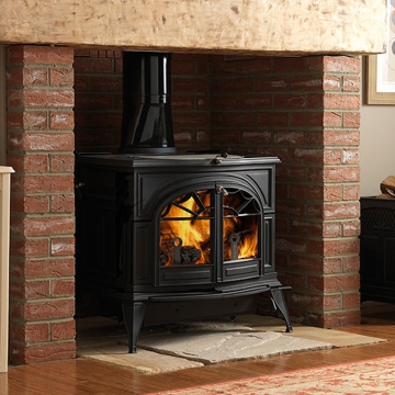 Vermont Castings Defiant Two-in-One Woodburning Stove