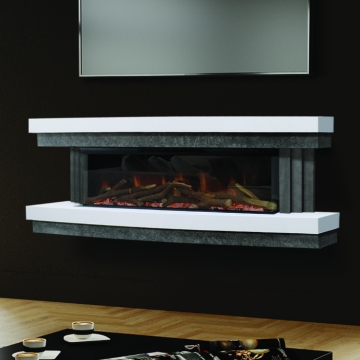 Evonic Ellipse Electric Fireplace