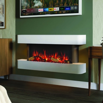 Gazco Arosa 140 Electric Fireplace Suite