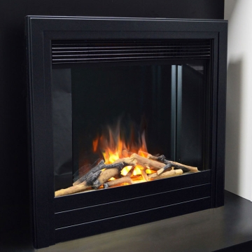Black Finish Kepler 22" Electric Fire by Evonic Fires
