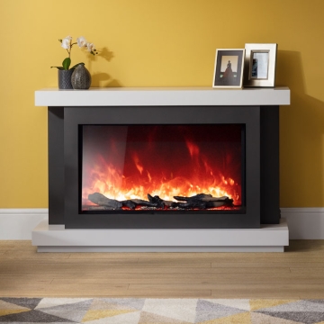 AGA Rayburn Stratus Extra Tall 100 Electric Fireplace Suite