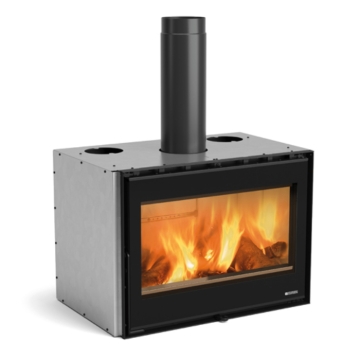 La Nordica Inserto 80 EPS Wide Wood Burning Built In Fireplace