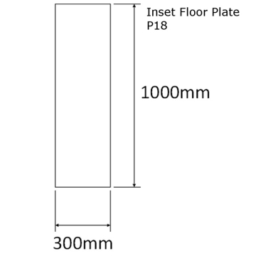 Inset Glass Floor Plate