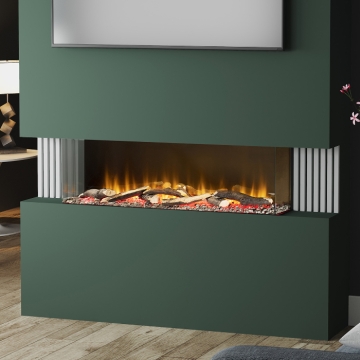 Elgin & Hall Invision 1000-3SL Built-In Electric Fire
