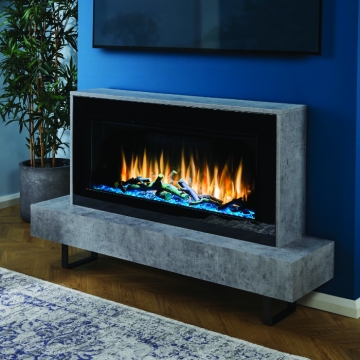 Katell Vercelli 55" Italia Electric Fireplace Suite