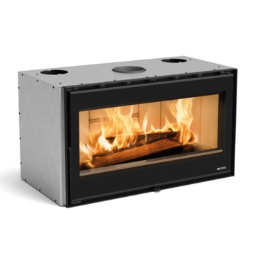La Nordica Inserto 100 Wide Wood Burning Built In Fireplace