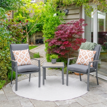 LG Outdoor Monza Duo Set with Highback Chairs