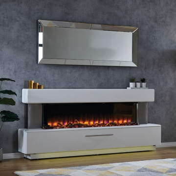 Katell Luminess Electric Fireplace Suite