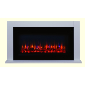 Suncrest Lumley 48" Electric Fireplace Suite