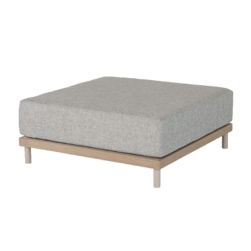 Kettler Mali Low Lounge Footstool with Cushions