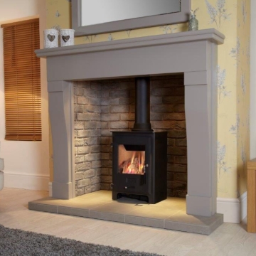 OER Marseille 59" Grey Timber Fireplace Surround
