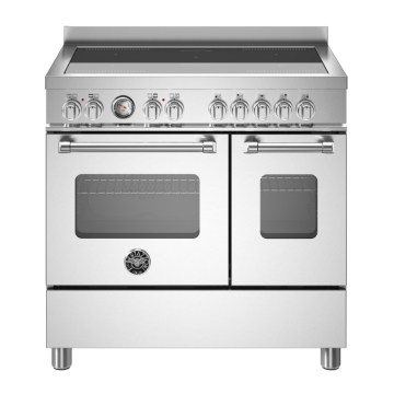 Bertazzoni 90cm Master Series Induction Top Electric Double Oven, Stainless Steel