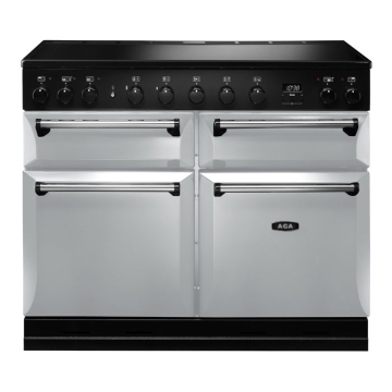 AGA Masterchef Deluxe 110cm Induction Range Cooker, Pearl Ashes