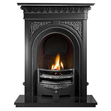 Gallery Nottage Cast Iron Fireplace, Highlighted